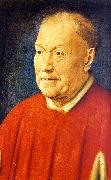 Jan Van Eyck Portrait of Cardinal Niccolo Albergati France oil painting reproduction
